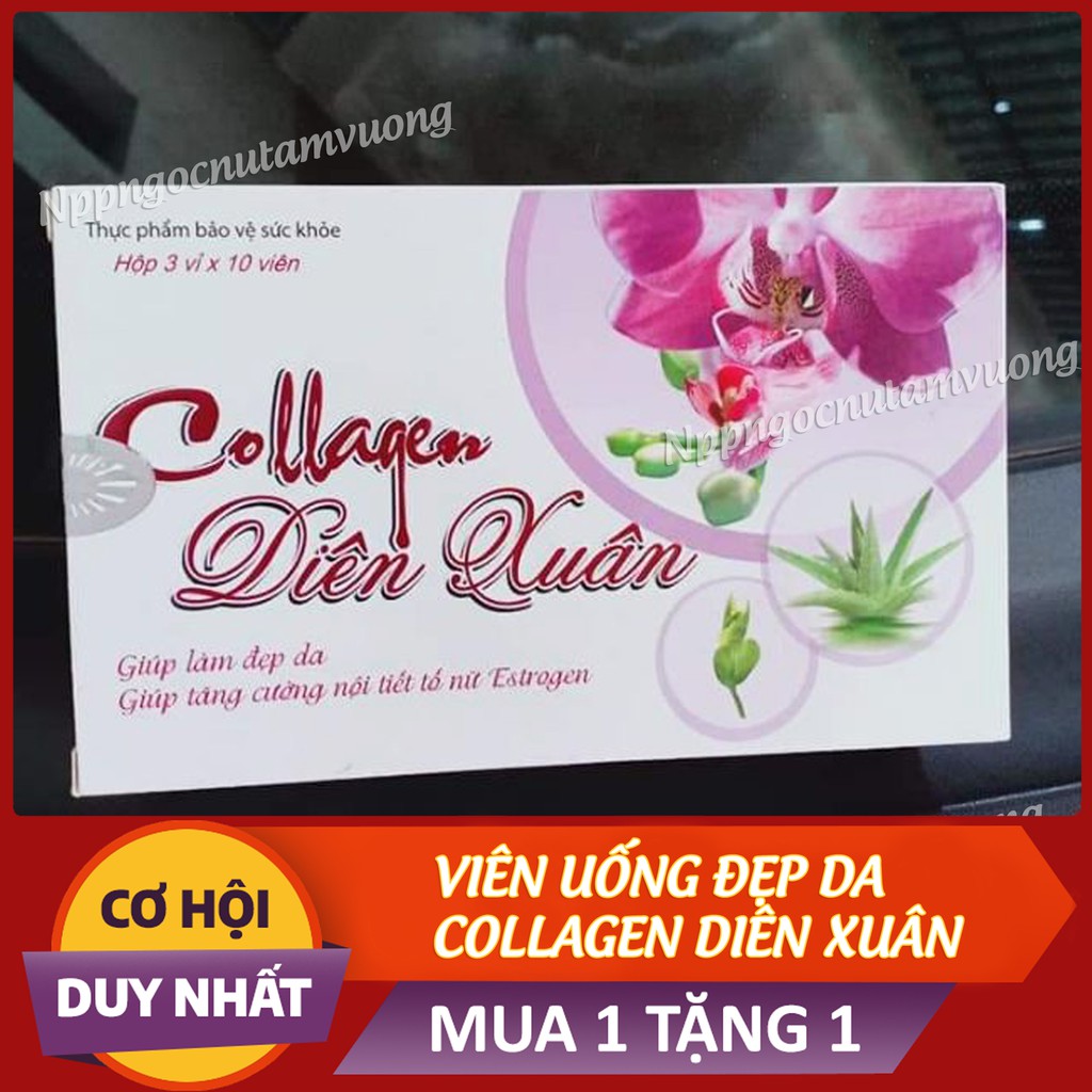 Viên uống đẹp da 🔸CHẤT LƯỢNG TỐT NHẤT🔸 viên tái tạo da Collagen Diên Xuân Cung cấp độ ẩm, giúp da luôn mềm mịn- loại 1 | BigBuy360 - bigbuy360.vn