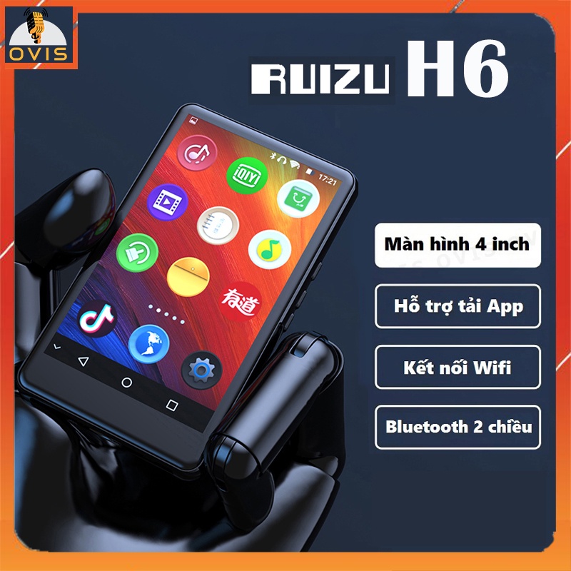 Ruizu H6 / Ruizu H8 / Ruizu Z80  - Máy Nghe Nhạc, Xem Phim, Kết Nối Wifi, Bluetooth, Hệ Điều Hành Android