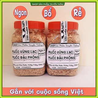 Muối vừng lạc muối lạc vừng muối đậu phộng rang thơm ngon bổ dưỡng giá rẻ loại 1 hạt to -đặc sản Nghệ An