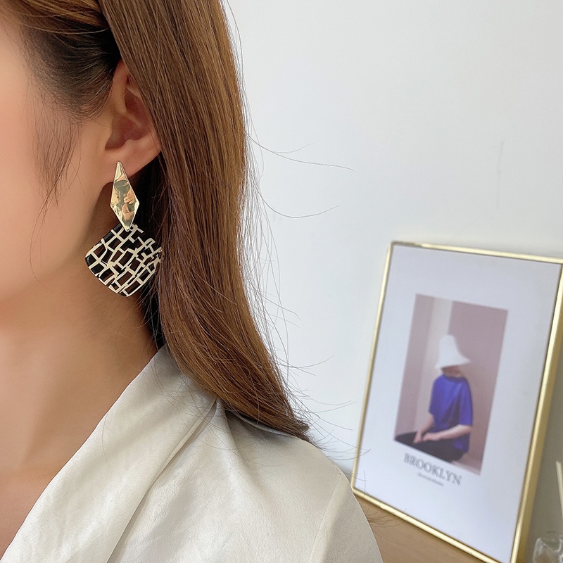 Bông Tai Mạ Bạc 925 Kiểu Hàn Quốc Đơn Giản Hợp Thời Trang