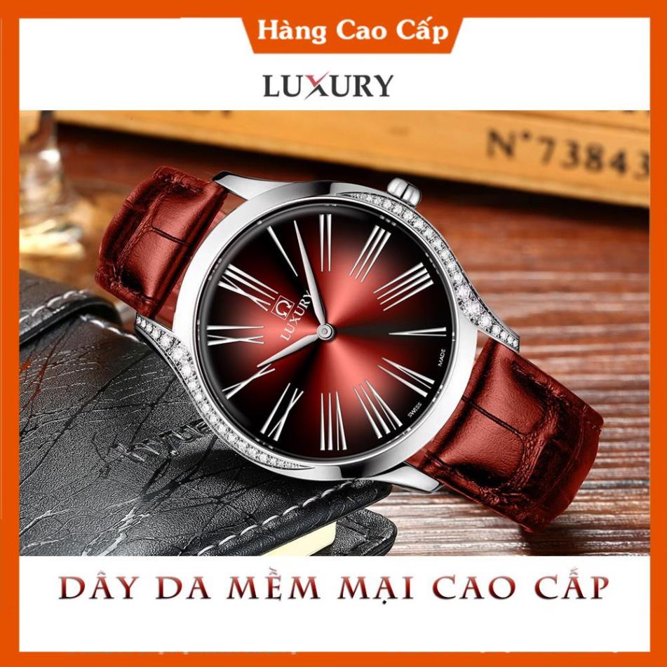 Đồng hồ Nữ LUXURY OME - Dây Da Thật Cao Cấp - Tặng Kèm Pin ĐH Dự Phòng - Bảo Hành 12 Tháng Toàn Quốc | BigBuy360 - bigbuy360.vn