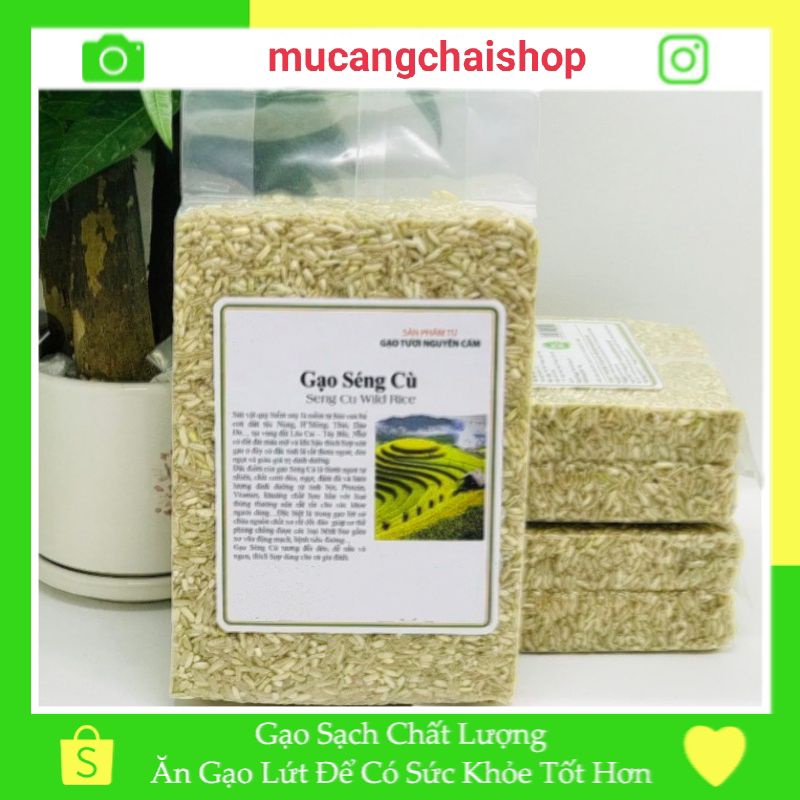 Gạo lứt séng cù chuẩn ngon dẻo, chuẩn gạo người Mông túi 500g
