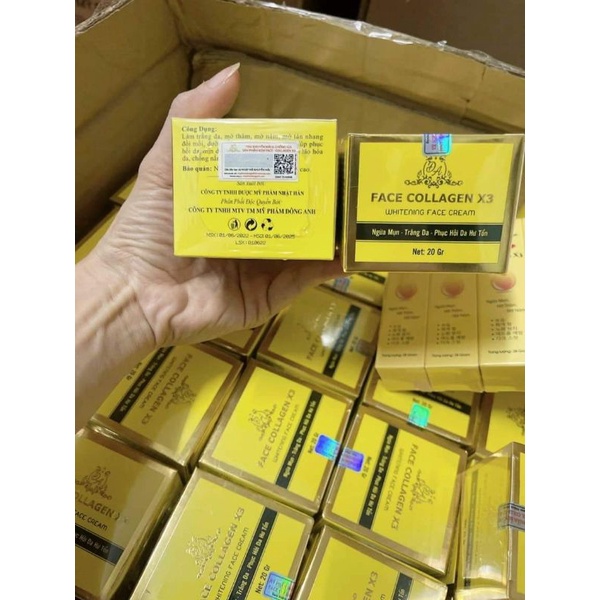 KEM FACE COLLAGEN X3  Đông anh CHÍNH HÃNG CTY