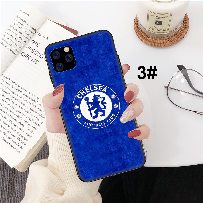 Ốp Điện Thoại Mềm Họa Tiết Câu Lạc Bộ Bóng Đá Chelsea Cho iPhone 7 8 7+ 8+ 6+ 6S+ XR XS Max 5 5s C19