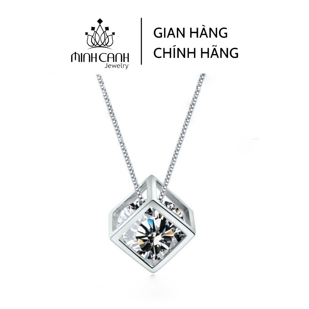 Dây Chuyền Bạc Ta Minh Canh Jewelry - Hình Lập Phương