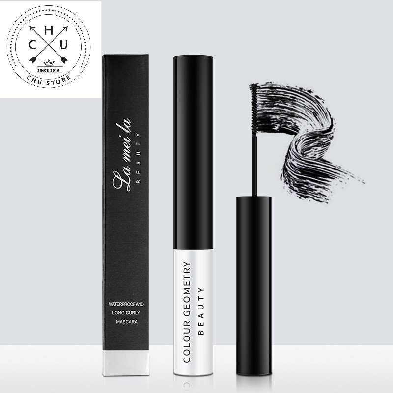 Chuốt Mi Mascara Đầu Mảnh Lameila Long Curly Colour Geometry -