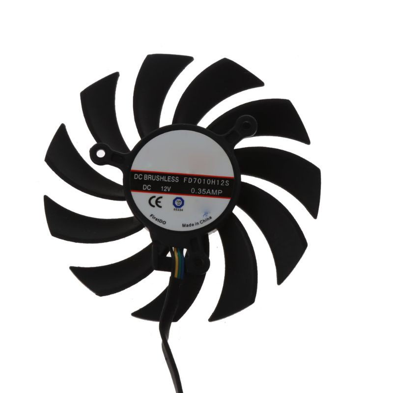 Quạt Tản Nhiệt Fd7010H12S 75mm 4pin Cho Msi Radeon Sapphire 6930 7850 Gtx 550 750 770 Ti 7870 Thẻ | BigBuy360 - bigbuy360.vn