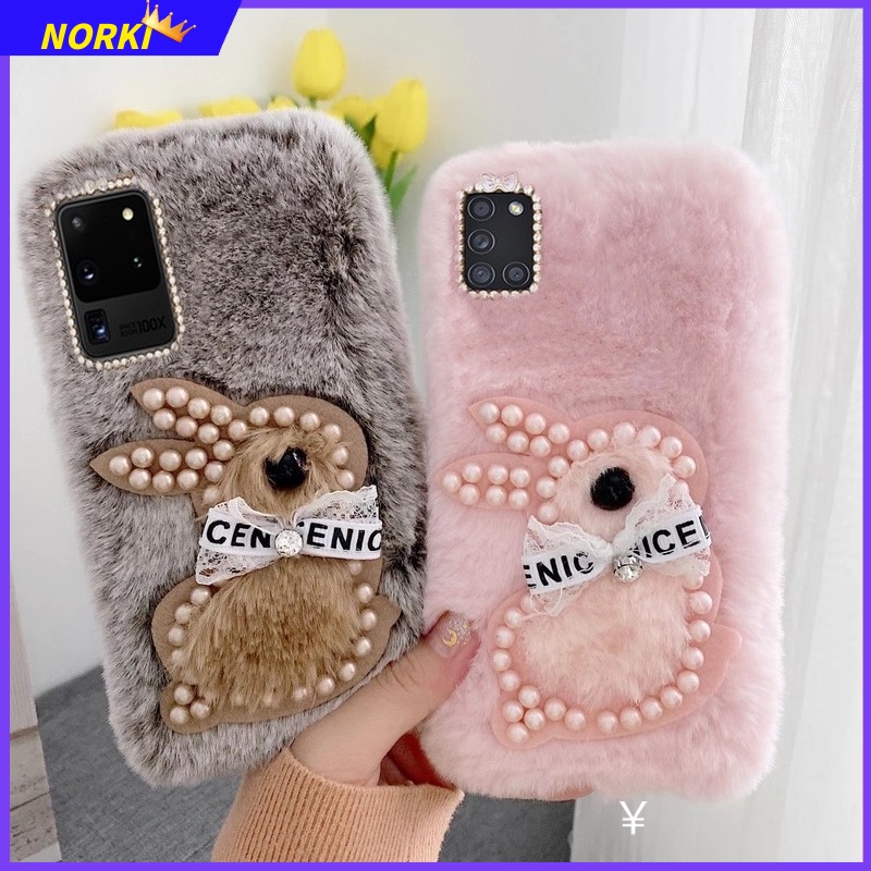 Ốp Điện Thoại Hình Thỏ Bông Cho Samsung Galaxy S22 S22Plus S22Ultra S21 S21Plus S21Ultra S21FE S20 S20Plus S20Ultra S20FE