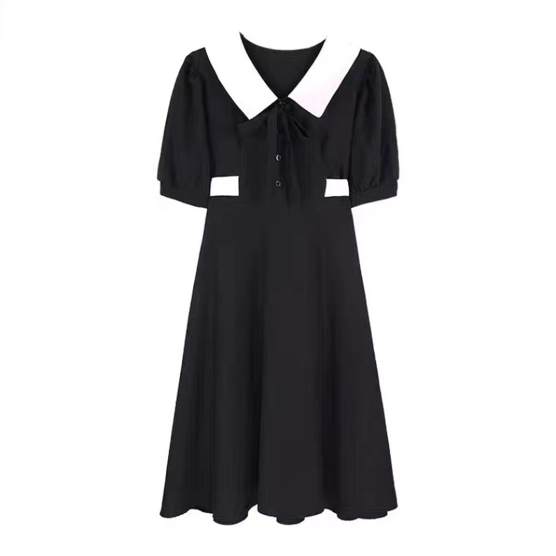 Đầm Perty midi thời trang mùa hè phong cách Hàn Quốc cổ điển cho nữ