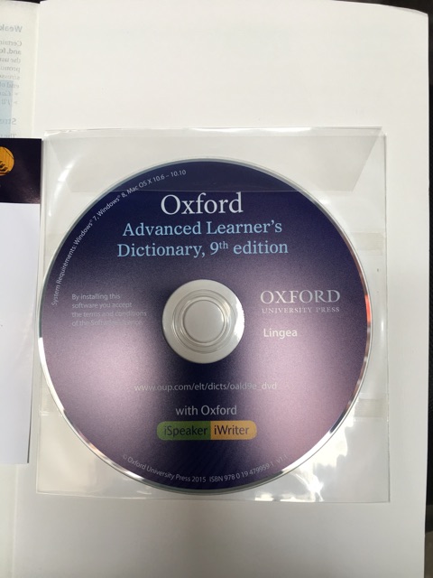 Từ điển: Oxford Advanced Learner's Dictionary, 9th Edition - Paperback With DVD-ROM - (Bìa mềm)