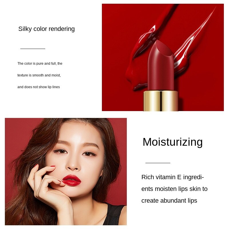 (Hàng Mới Về) IMAGES Son môi quyến rũ màu đỏ gợi cảm + tám màu tùy chọn 3.5g | BigBuy360 - bigbuy360.vn