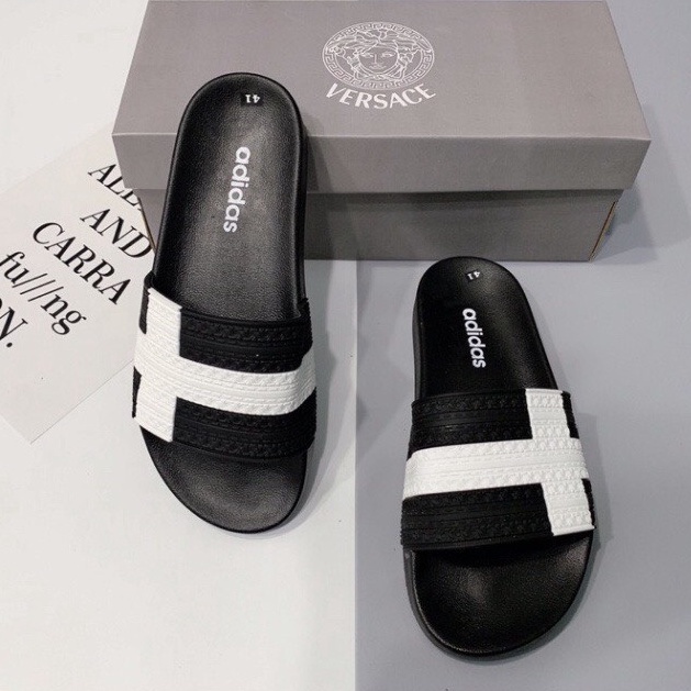 Dép Nam Dép Quai Ngang Adidas , Dép Nam Quai Ngang Đế Cao -Hàng Sẵn Kho