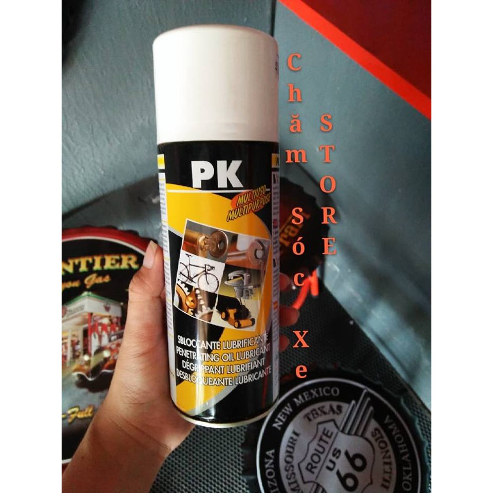 (NHẬP KHẨU ITALY) VỆ SINH SÊN - PK PENETRATING OIL -ITALY- Chai xịt rửa sên -xịt sên