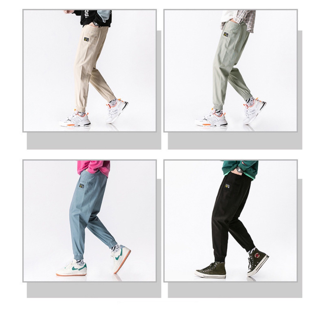 Quần jogger nam kaki phối túi đứng cao cấp dáng hàn phong cách đường phố mẫu mới SKU15 9CLOTHING
