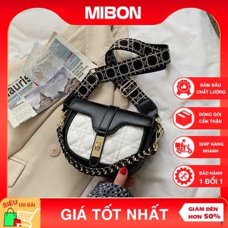 Túi đeo chéo nữ đẹp cao cấp thời trang ô trám dây xích cá tính phong cách Hàn Quốc