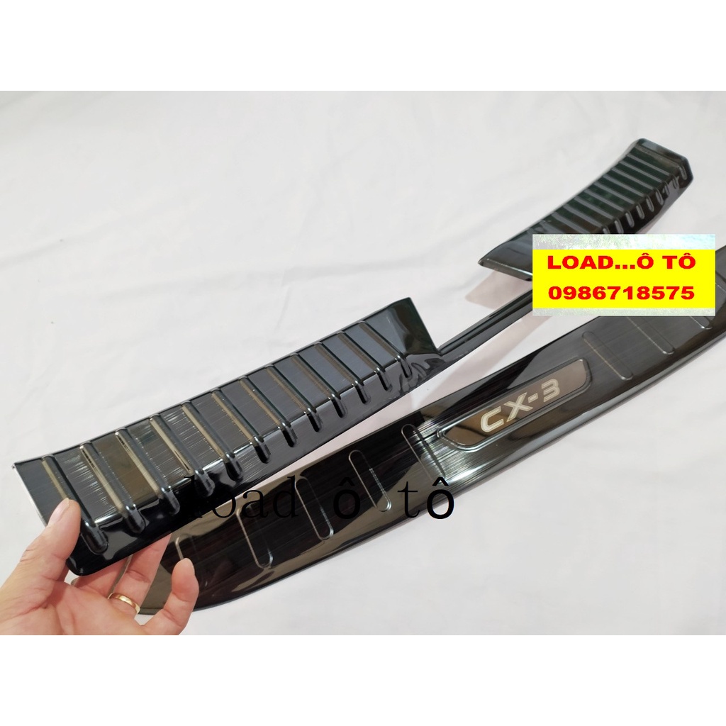 Bộ Chống Trầy Cốp Xe Mazda CX30, CX3 2022-2023 Trong Ngoài Vân Titan Cao Cấp