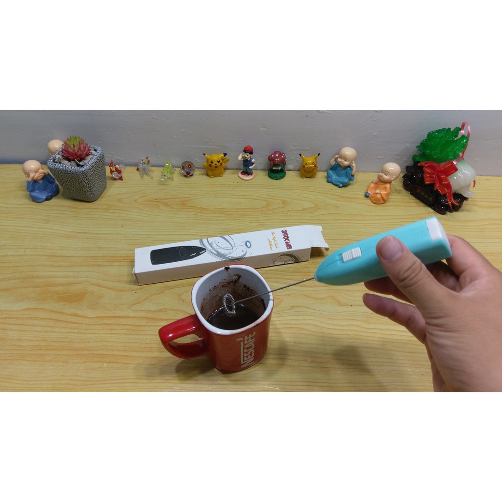 [Hot]Máy đánh trứng,tạo bọt cà phê cầm tay mini