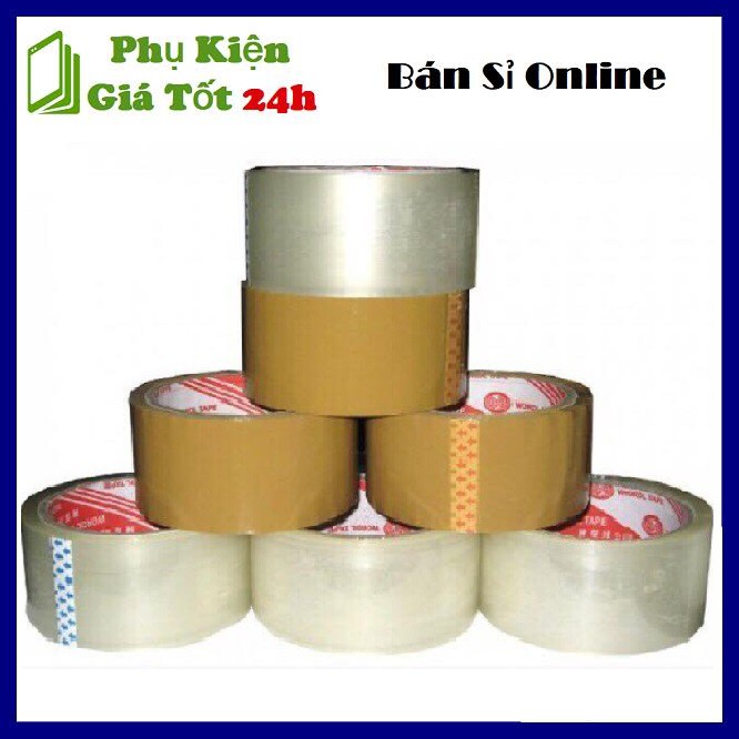 COMBO 6 Cuộn Băng Keo Đục (100 yard x 5cm)