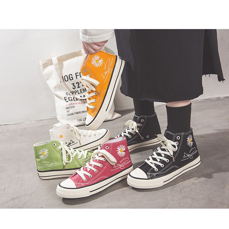 Giầy cao cổ thể thao hoa cúc GD dragon | BigBuy360 - bigbuy360.vn