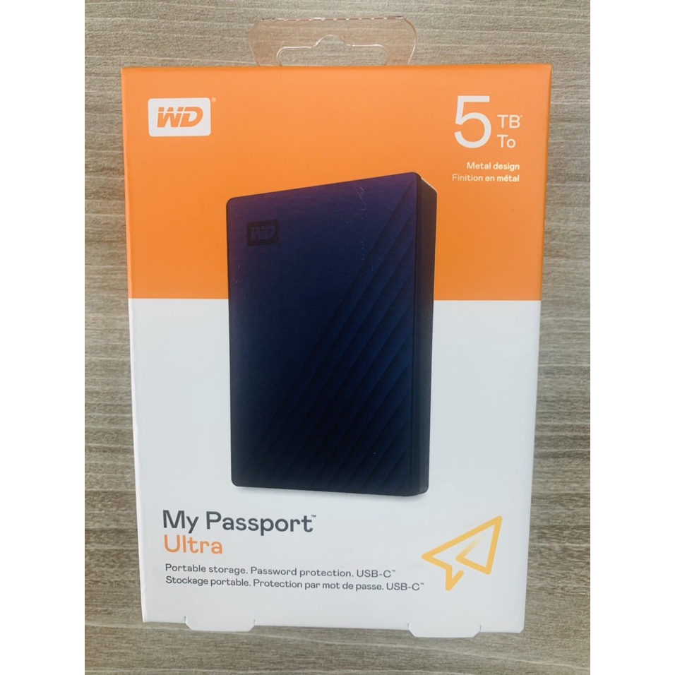 Ổ Cứng Di Động HDD WD My Passport Ultra 5TB