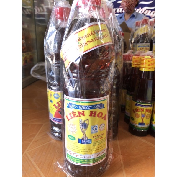 Nước Mắm Cốt Ruốc Liên Hoa 1 Lít Nguyên Chất Truyền Thống Sạch - ĐẶC SẢN HUẾ MÍT TÂY