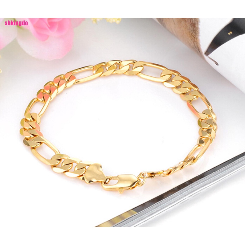 Vòng đeo tay SHK 2015 mạ vàng 18K thời trang cho nam