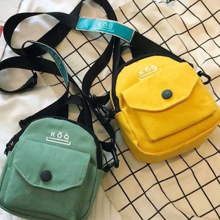 🌹túi vải canvas đeo chéo phong cách hàn quốc dành cho nữ sc06 túi chéo 🦋 túi đeo chéo chất vải canvas dáng unisex 2 màu 🦋túi vải canvas đeo chéo phong cách hàn quốc dành cho nữ sc06