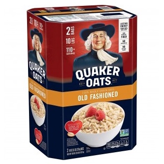 Yến Mạch Nguyên Hạt Ăn Liền | Quaker Oats Old Fashion [4,5kg] - Thùng Đỏ Nhập Mỹ