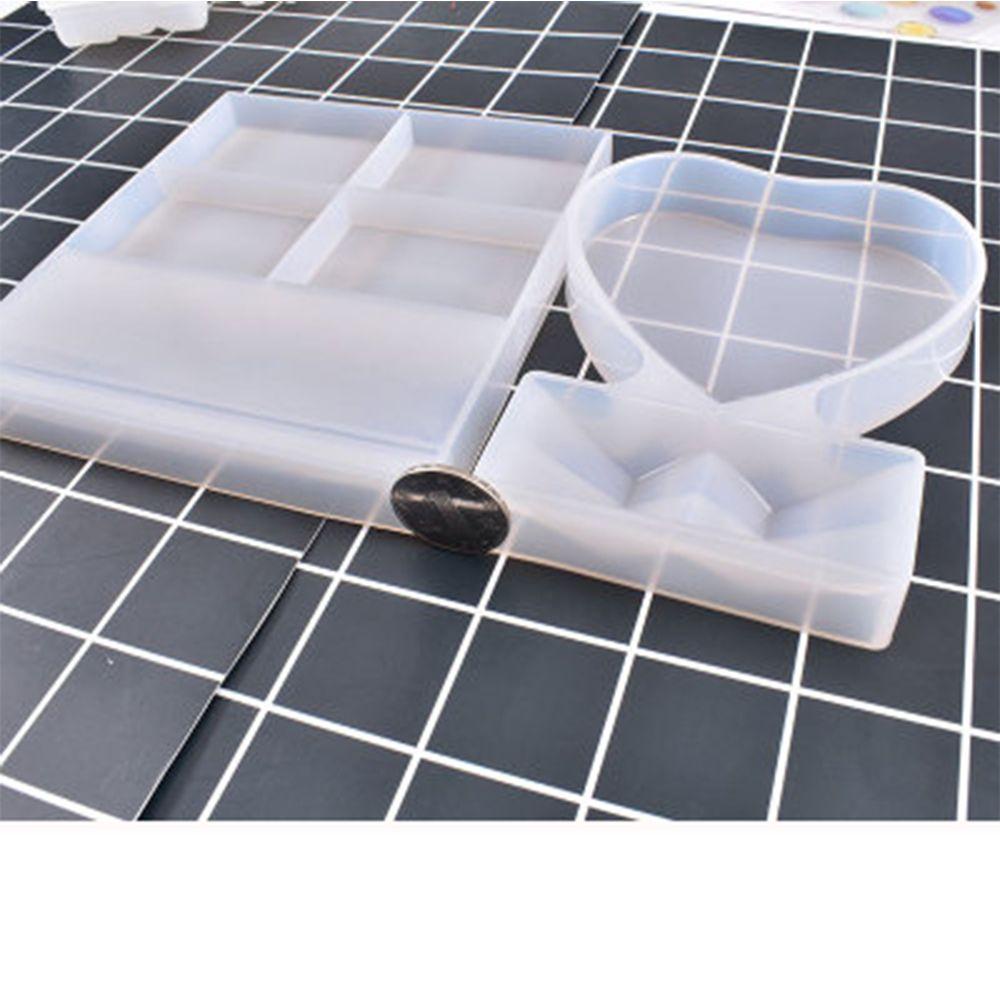 Khuôn Silicon Trong Suốt Làm Khung Ảnh DIY Hình Trái Tim Trang Trí Nhà Ở