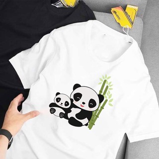 Áo phông cổ tròn gấu panda in hình hoạt hình cực độc full sizefree ship đi phượt - 061522