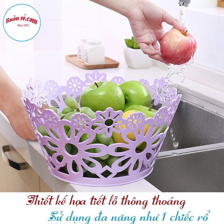 Rổ mỹ đại Song Long họa tiết hoa văn sang trọng đẹp mắt - Giỏ đựng đồ nhà bếp ( MS: 2591,2592,2593) _ 01355 _ Buonrecom