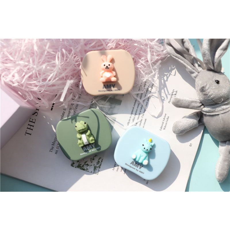 🌸 Khay Gương đựng kính áp tròng / Emma Super Mini Contact Lens 🌸
