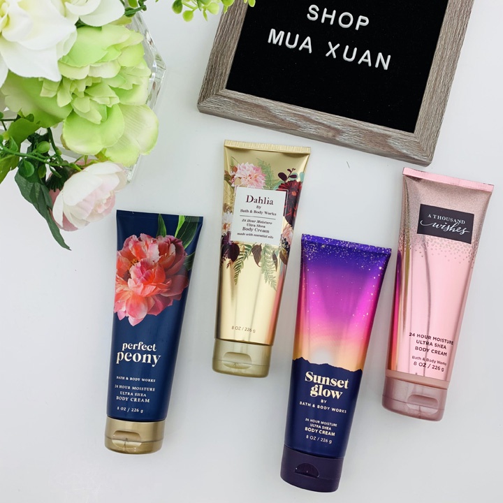 [NHIỀU MÙI] Kem dưỡng da Bath &amp; Body Works 226g