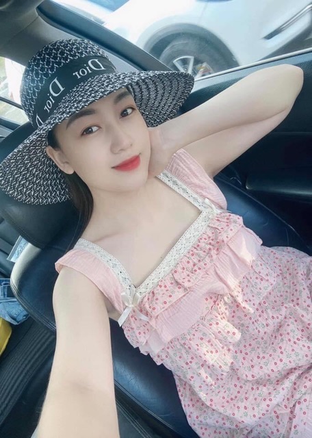 Bộ mặc nhà caro hồng phối ren các mãu | BigBuy360 - bigbuy360.vn