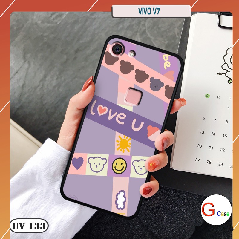 Ốp lưng Vivo V7 Plus - Lưng nhám chống trầy