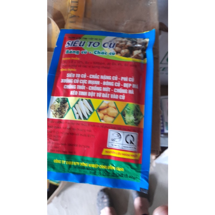 Phân bón siêu to củ - chắc củ -nặng củ-bóng củ -phì củ-chống thối-chống nứt- chống hà