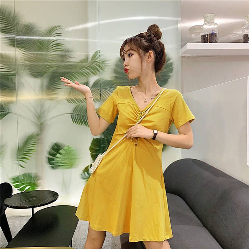 Váy Nữ Đầm Nữ Kiểu Dáng Đơn Giản Xinh Xắn