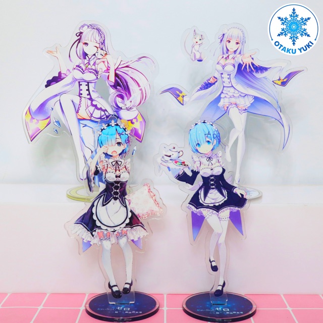 Tượng Mica Standee Anime Re:Zero (Loại 1)