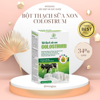 Bột thạch sữa non colostrum - làm rau cau, tiêu hóa tốt, tăng sức đề kháng, nâng cao miễn dịch, thơm ngon