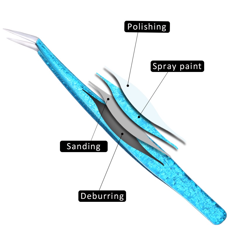 Bông tuyết đã tham gia lông mi chống tĩnh 3D chính xác để thiết bị brow chuyên nghiệp ướp xác 100%