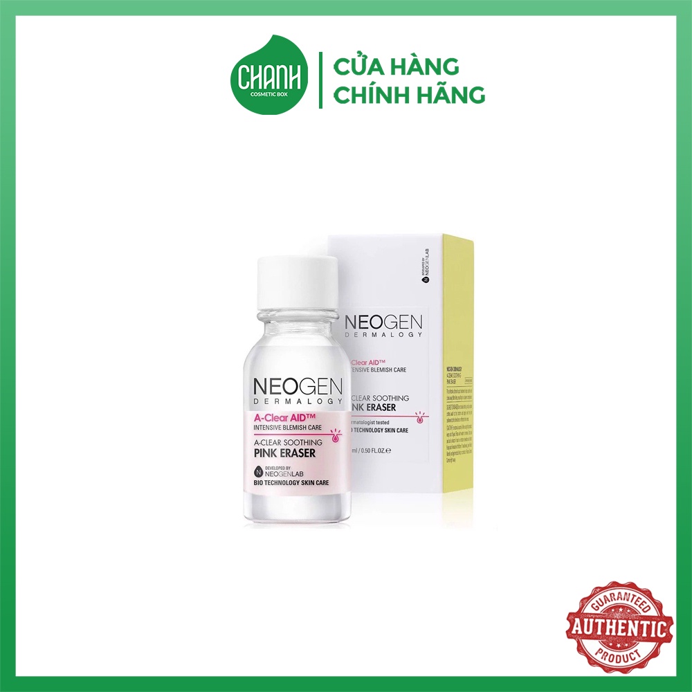 Chấm Mụn 2 Lớp Xẹp Mụn Sau 4H Neogen Dermalogy A-Clear Aid Soothing Pink Eraser 15ml