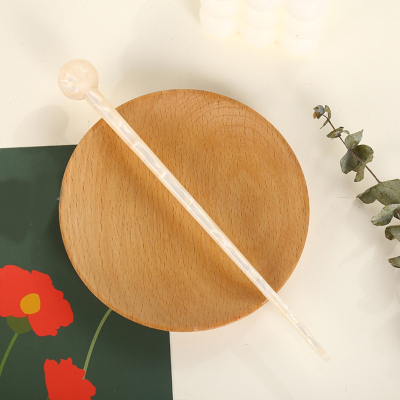 Trâm Cài Tóc Tròn Acetate Họa Tiết Da Báo Bò Kẹo Mút Cổ Điển