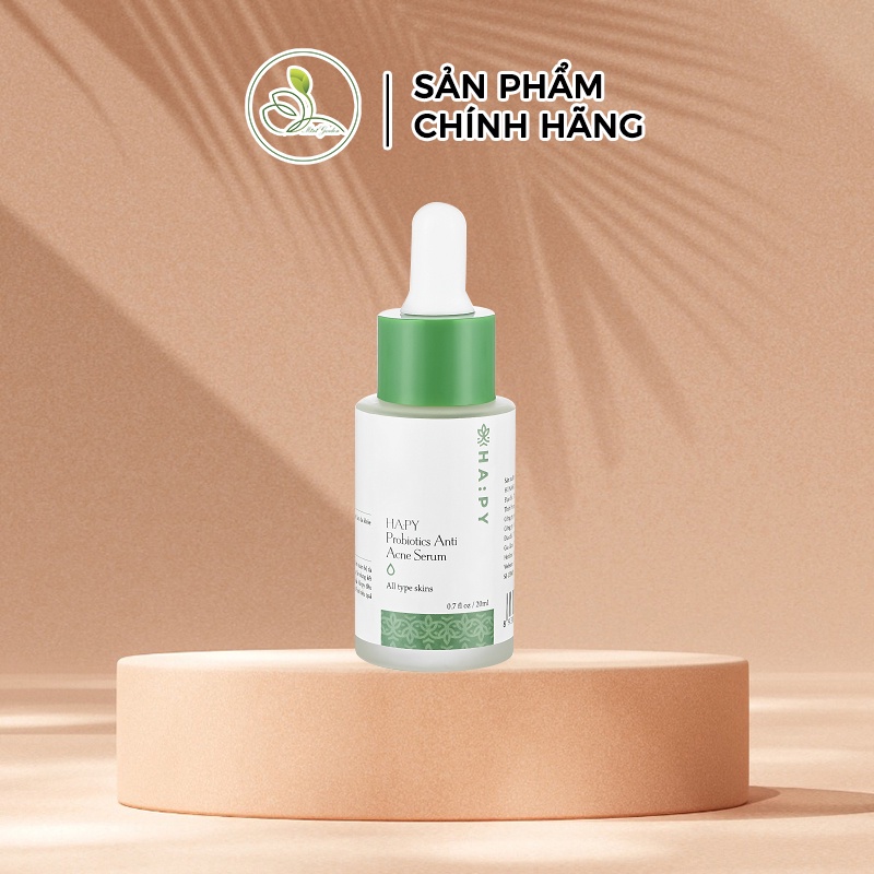 Serum dưỡng chất ha:py minigarden PROBIOTICS ANTI ACNE SERUM 20ml thải độc giúp làn da khỏe mạnh PV1030