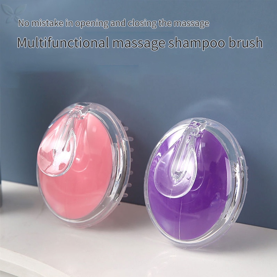 Lược Silicone Mát Xa Da Đầu Giảm Ngứa Tiện Dụng A096
