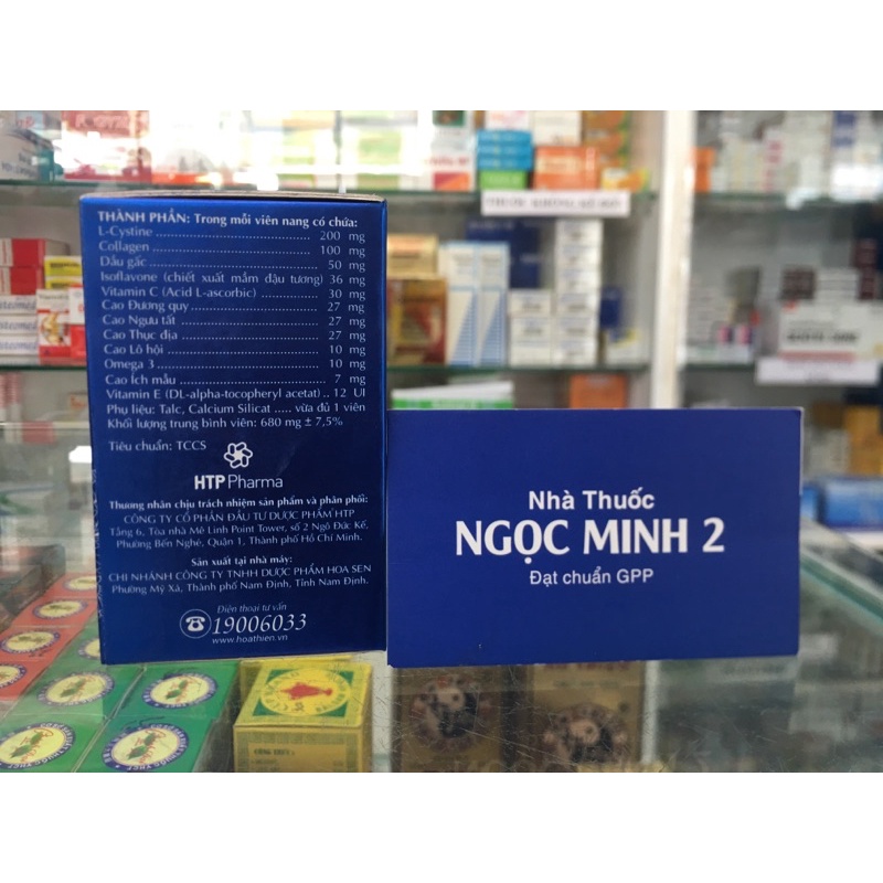 ✅ [Chính Hãng] Viên Uống Hoa Thiên hỗ trợ tăng cường nội tiết tố cho phụ nữ hỗ trợ hạn chế quá trình lão hoá da, giúp da