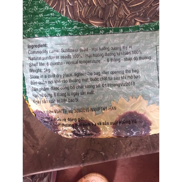 500 gram hướng dương sấy mỹ vị