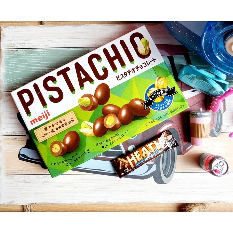 Chocolate Meiji Pistachio Hạt Dẻ Cười Bọc Socola 50g
