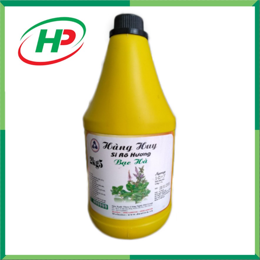 Siro / Syrup Bạc Hà HÀNG HUY 2,5KG - SP000414