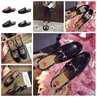 Dép đế vuông bít mũi thời trang xuân hè cho nữ có size lớn