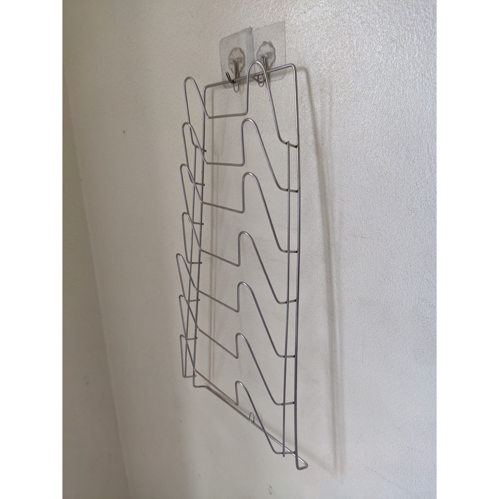 Giá cài vung xoong inox loại dày (7 tầng)